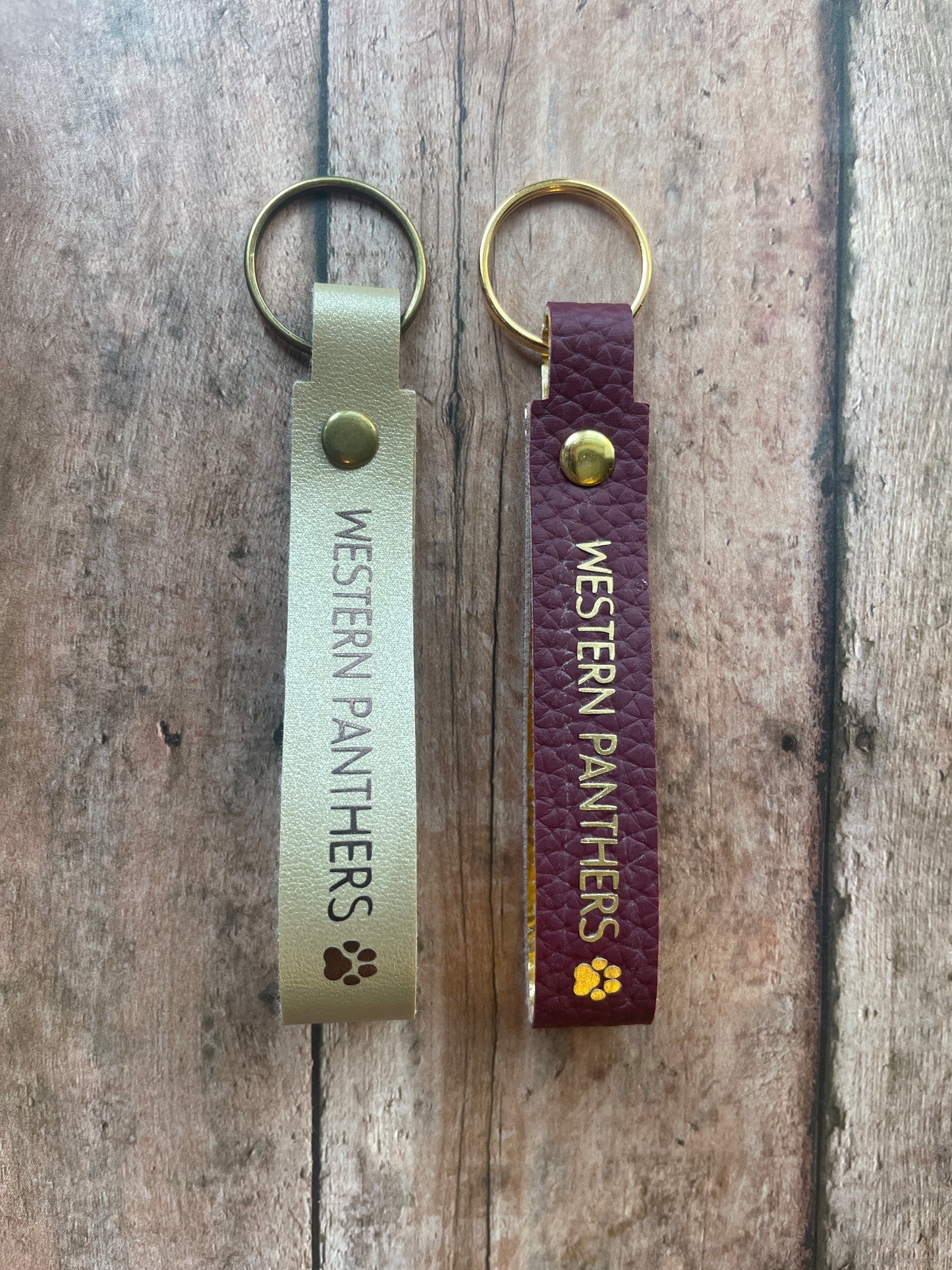 Western Panthers Keychain