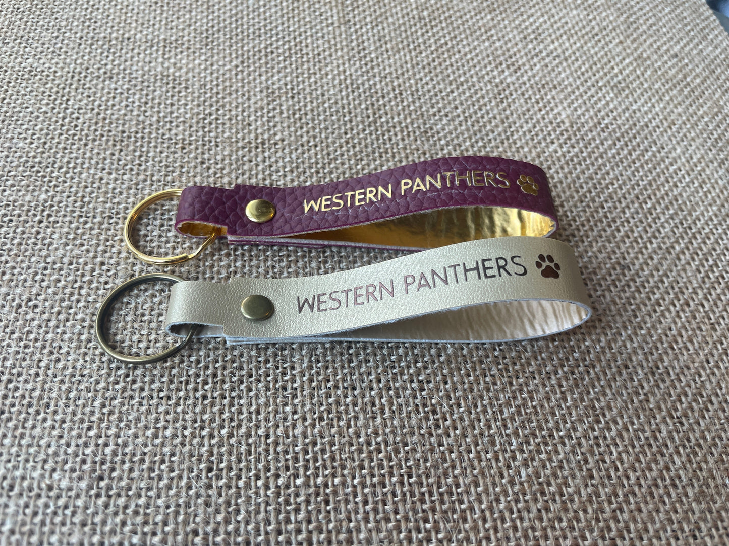 Western Panthers Keychain