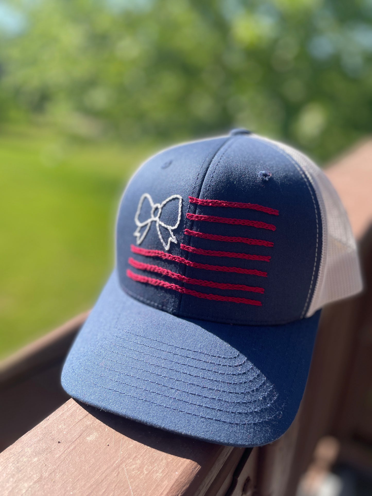 Embroidered Flag Baseball Hat