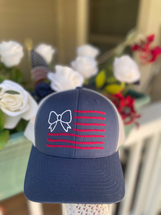 Embroidered Flag Baseball Hat