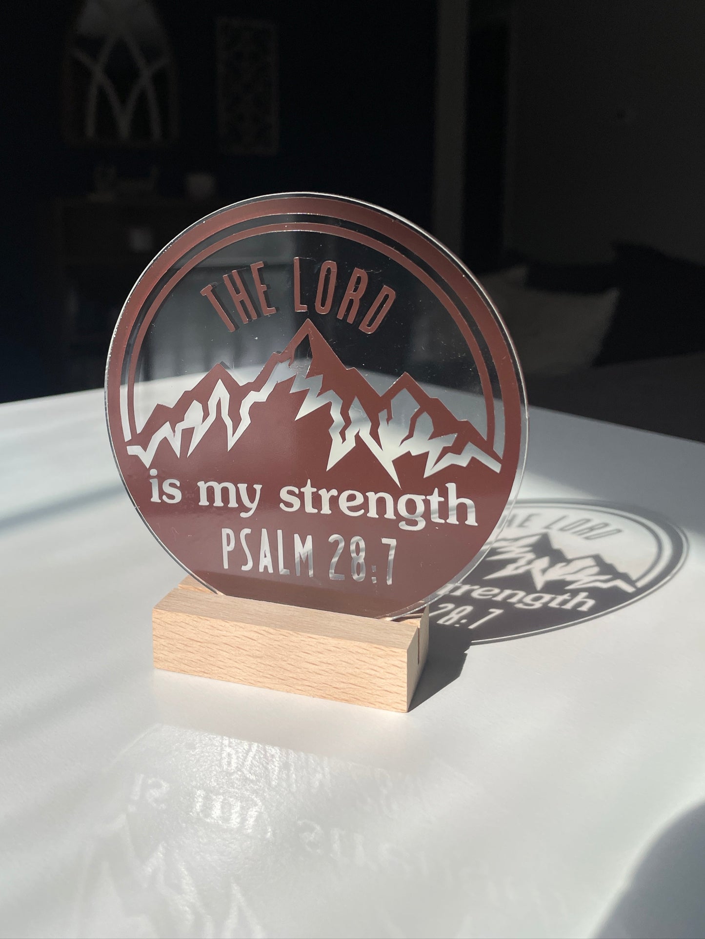 Psalm 28:7 Nightstand Note