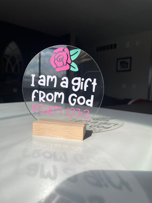 Gift from God Nightstand Note