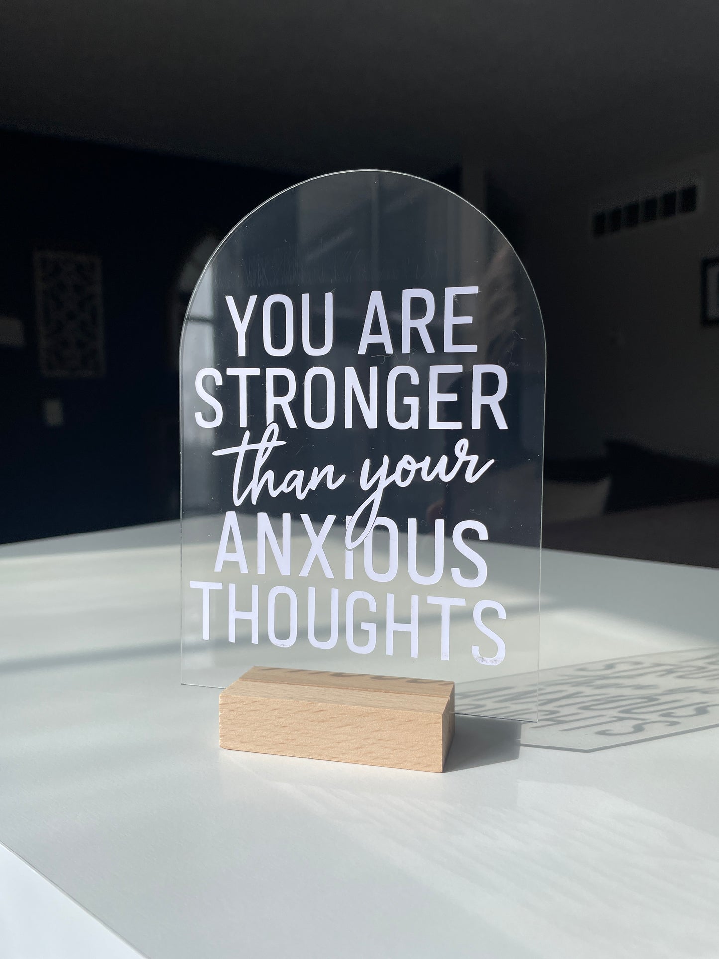 Stronger than Anxiety Nightstand Notes