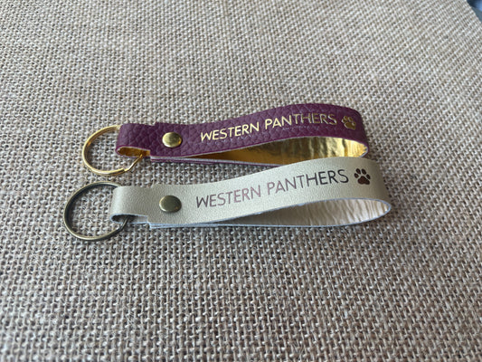 Western Panthers Keychain